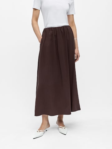 OBJECT Skirt 'OBJFia' in Brown: front