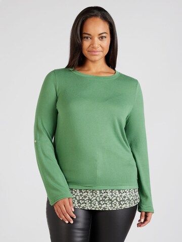 Z-One - Pullover 'Sanja' em verde: frente