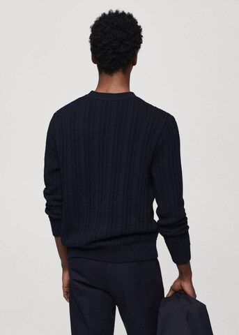 MANGO MAN Pullover 'flavio' in Blau