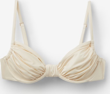 CALZEDONIA Bikinitop in Beige: Vorderseite