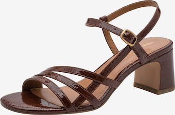 Tamaris Sandaal in Bruin: voorkant