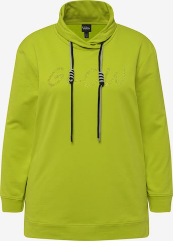 Ulla Popken Sweatshirt in Green: front