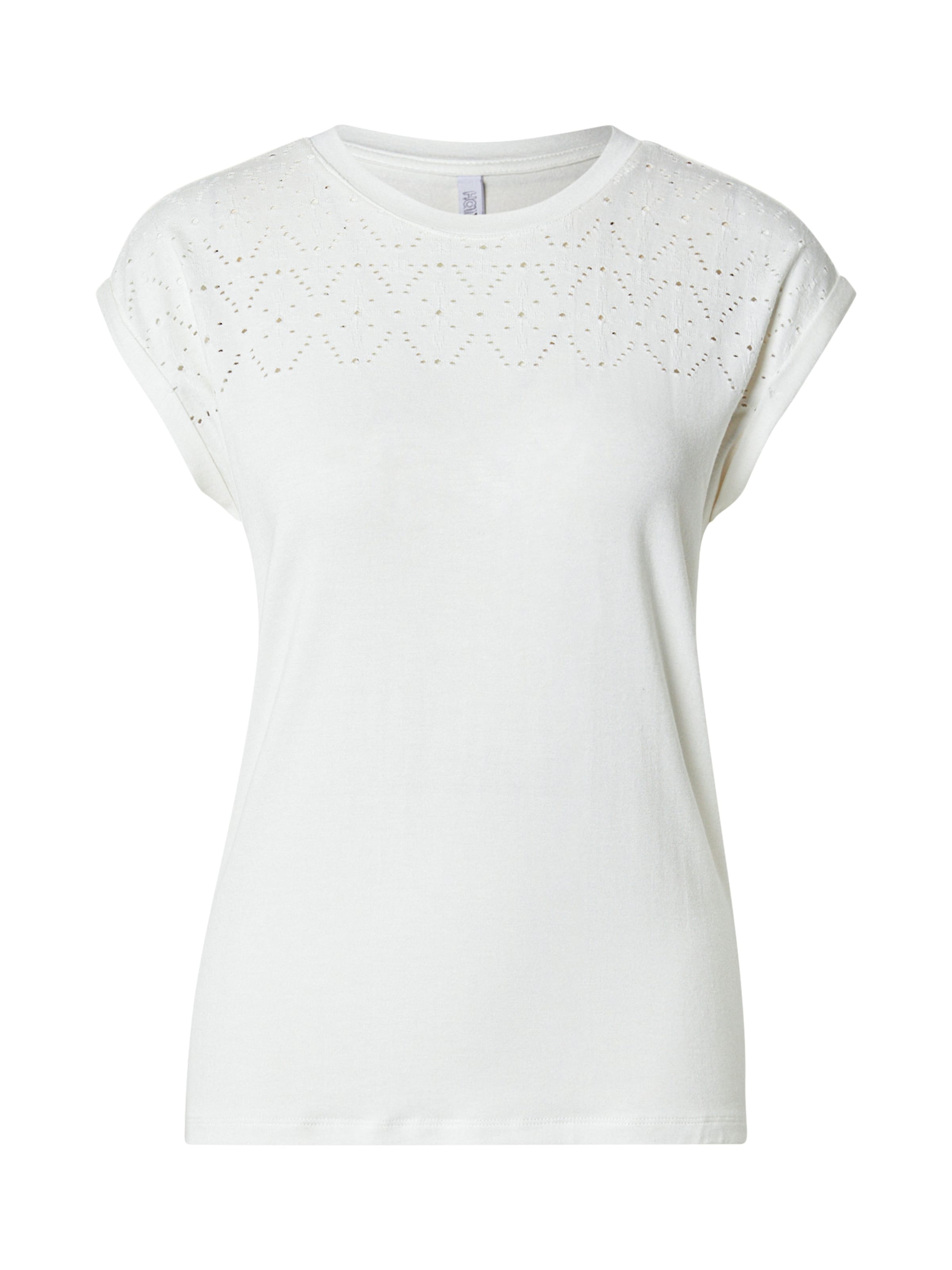 Hailys - Camiseta en blanco: frente