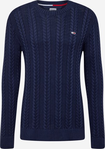 Tommy Jeans Sweater in Blue: front