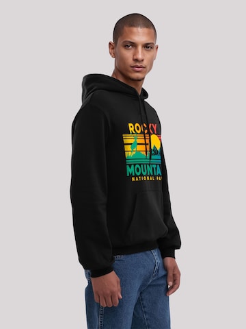 Sweat-shirt 'US National Parks Rocky Mountain Sunset' F4NT4STIC en noir