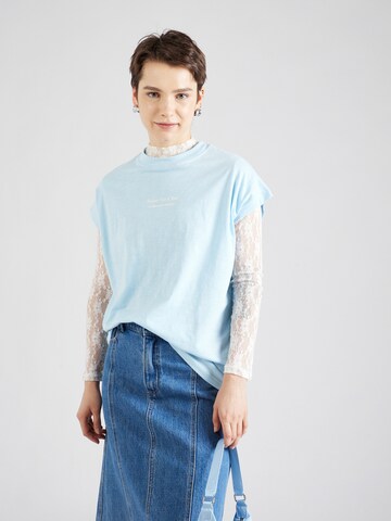 Stitch and Soul T-Shirt in Blau: predná strana