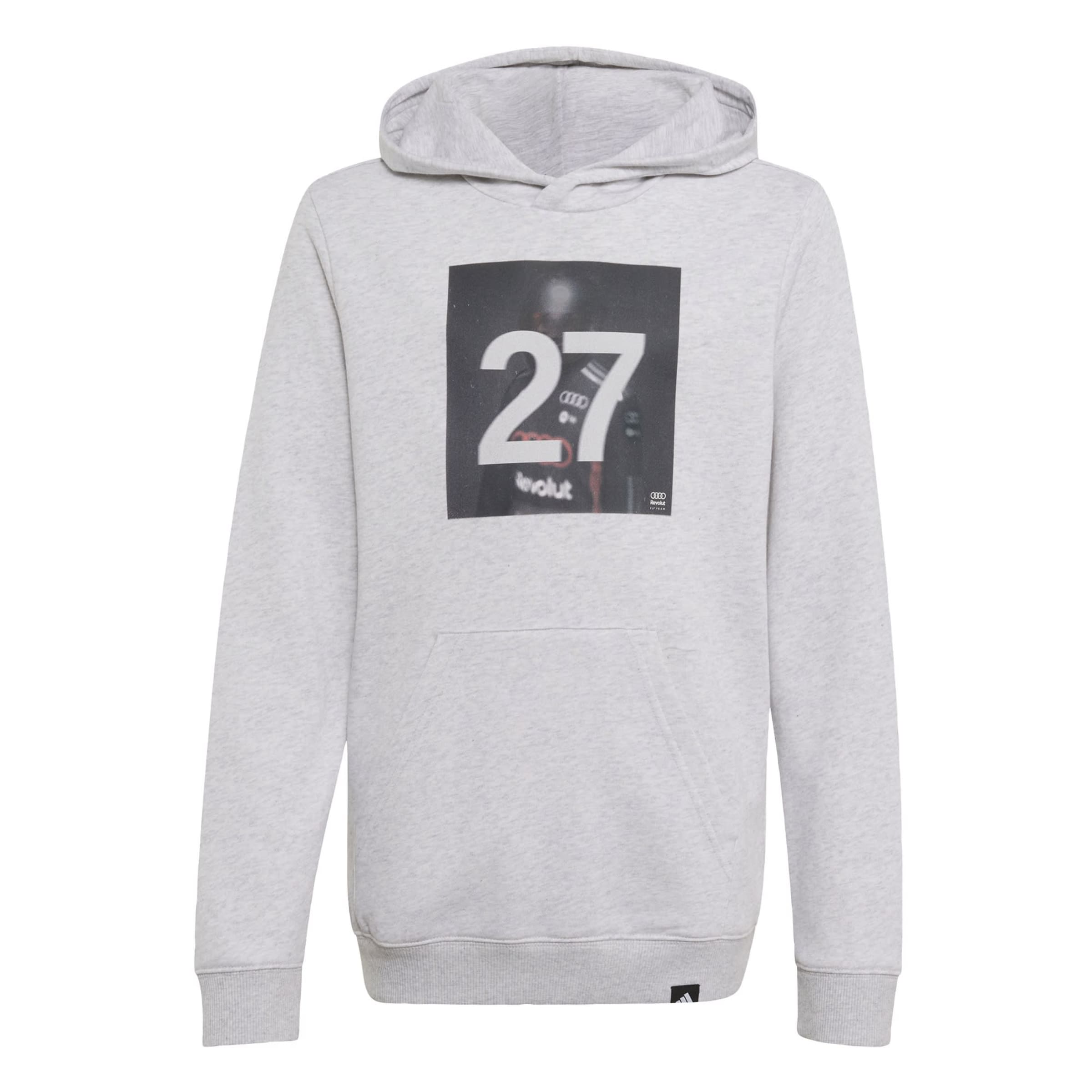 Sweat de sport 'Audi Formula One Team Gabriel Bortoleto' ADIDAS PERFORMANCE en gris : devant