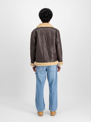 ALPHA INDUSTRIES Between-Season Jacket 'B3 FL' in Brown