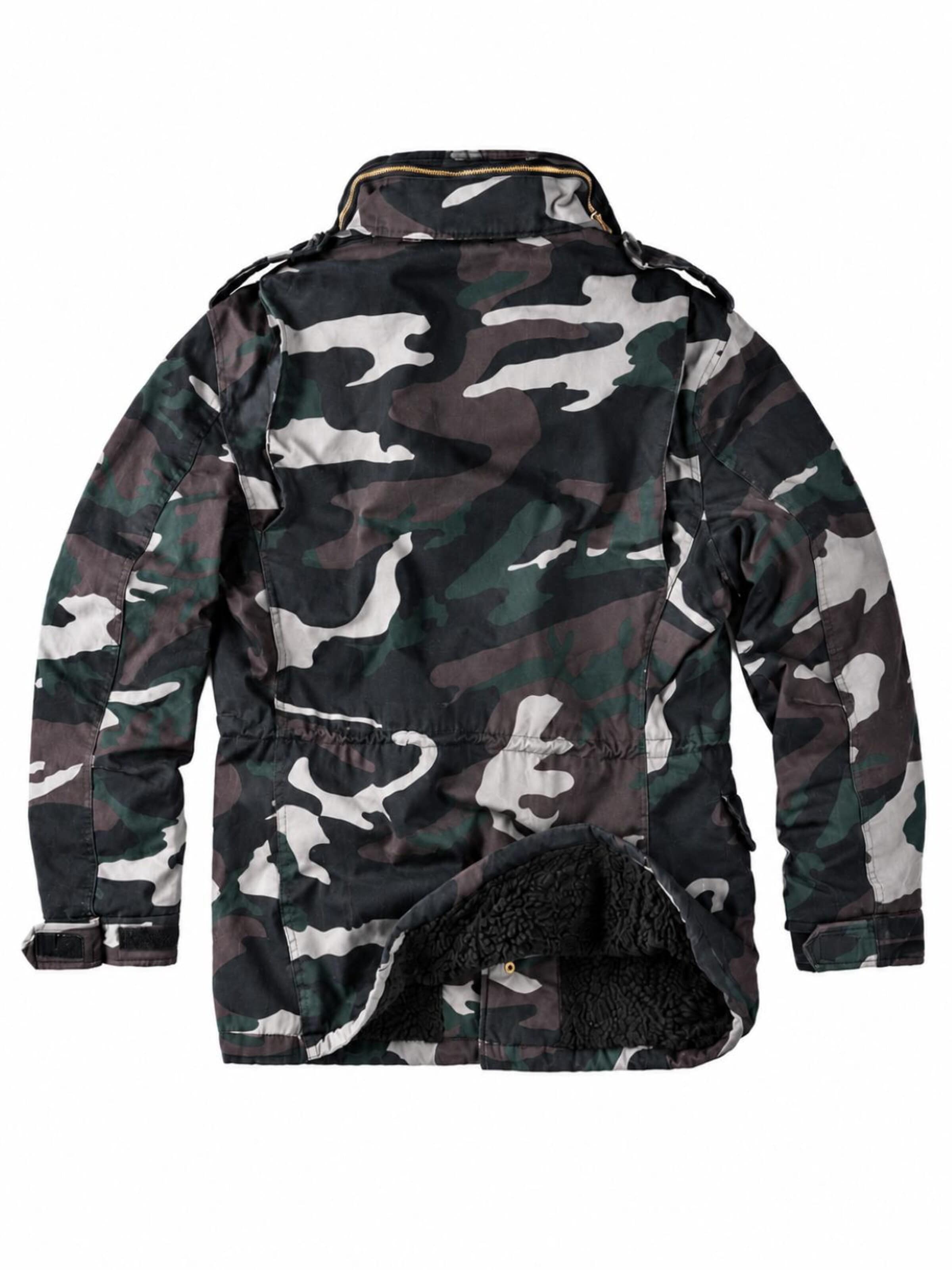 FALKENSTEJN Between-seasons parka 'Surplus Parka' in Black