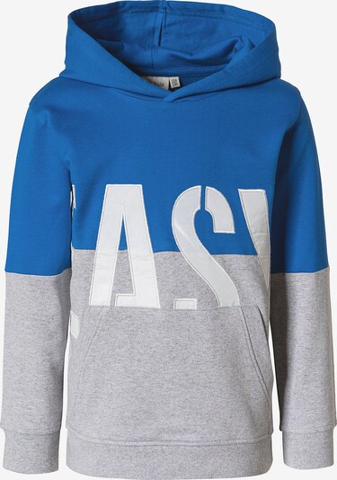 myToys COLLECTION Sweatshirt in blau / graumeliert / weiß, Produktansicht