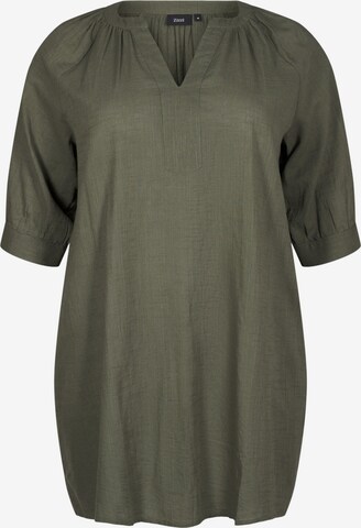 Tunica 'CANANNA' di Zizzi in verde: frontale