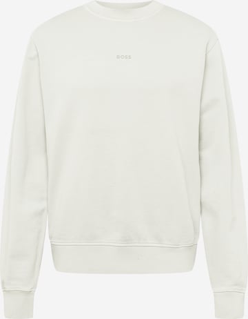 BOSS Orange Sweatshirt 'Wefade' in Grau: predná strana