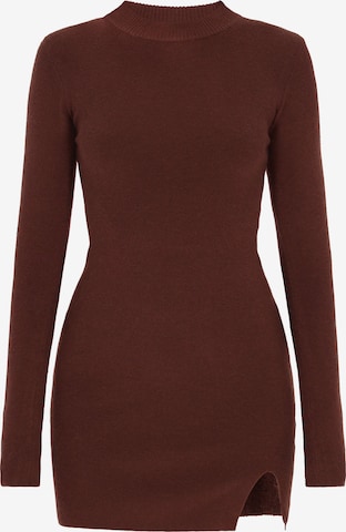 IDONY Sukienka w kolorze brązowy: przód
