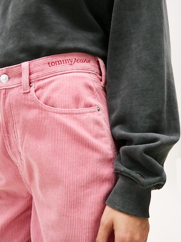 Tommy Jeans Bő szár Nadrág 'CLAIRE' - rózsaszín
