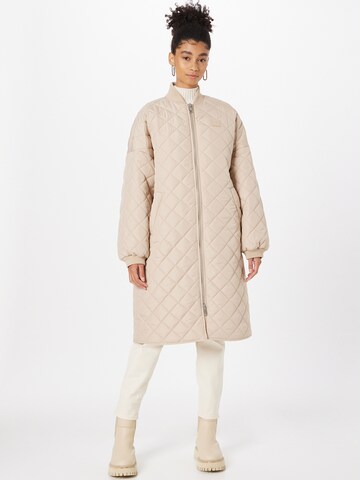 Colourful Rebel Between-Seasons Coat 'Hunter'' in Beige: front
