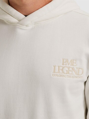PME Legend Collegepaita 'Hoodie with artwork' värissä harmaa