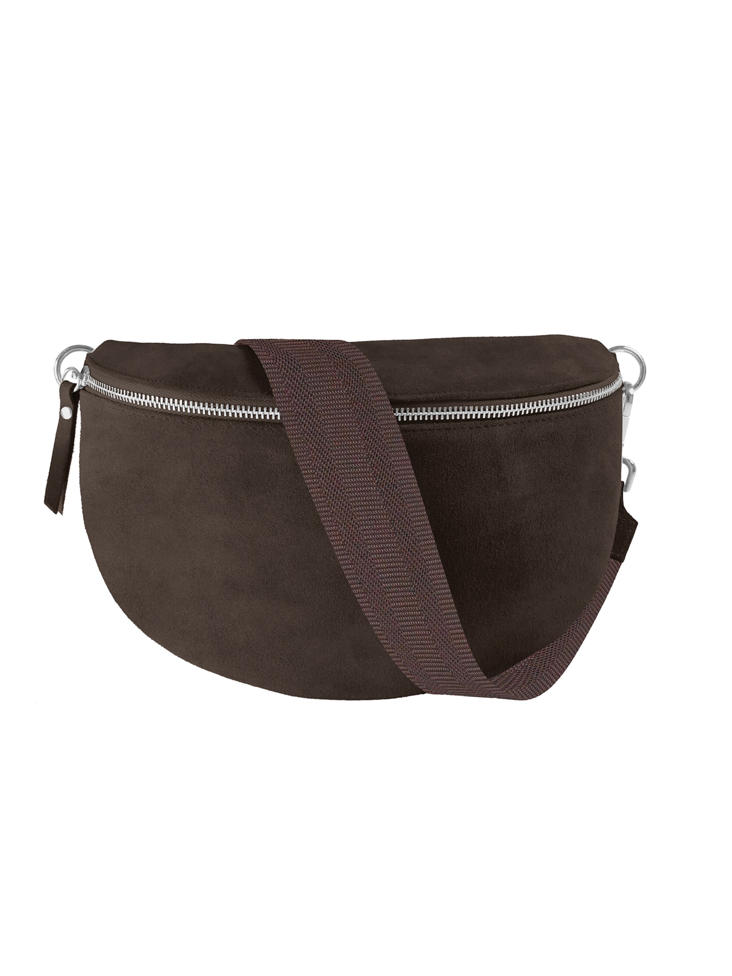 lePelou Gürteltasche 'ARIA large'‌‌‌ in Braun: Vorderseite
