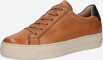 Baskets basses Paul Green en marron : devant