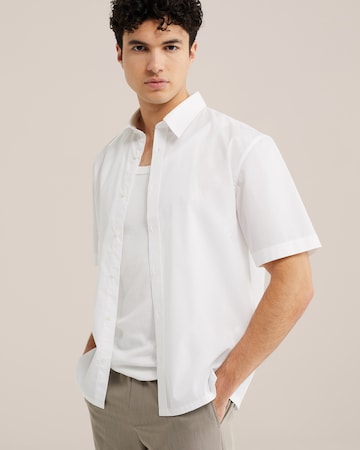 WE Fashion Comfort Fit Hemd in Weiß: Vorderseite