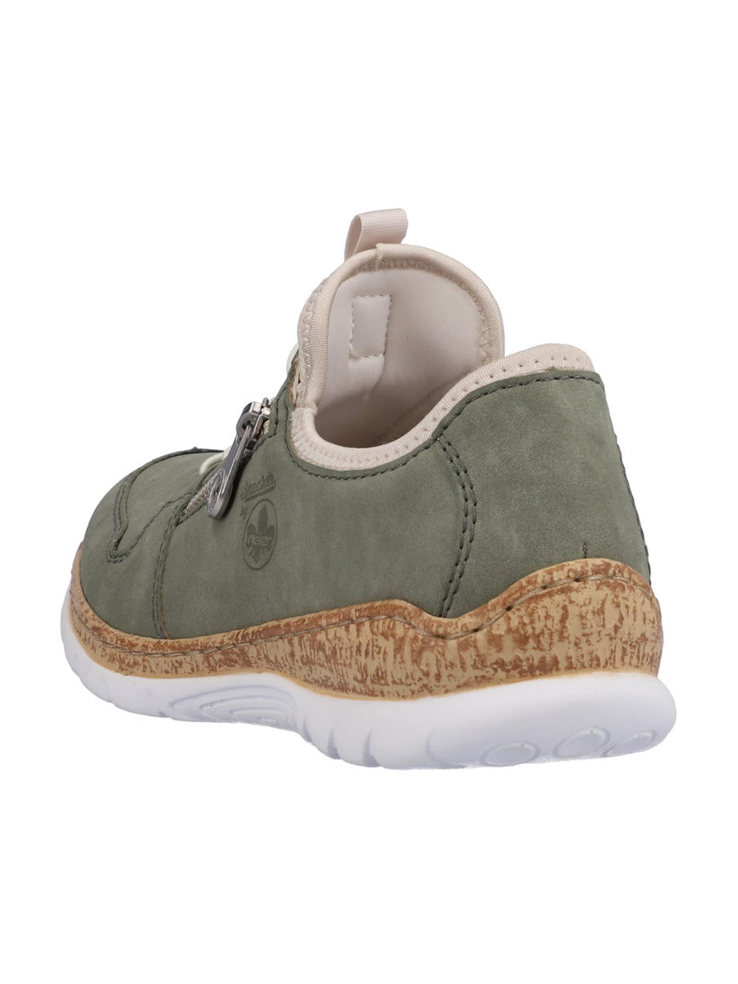 zaļš Rieker Sporta apavi ar šņorēm