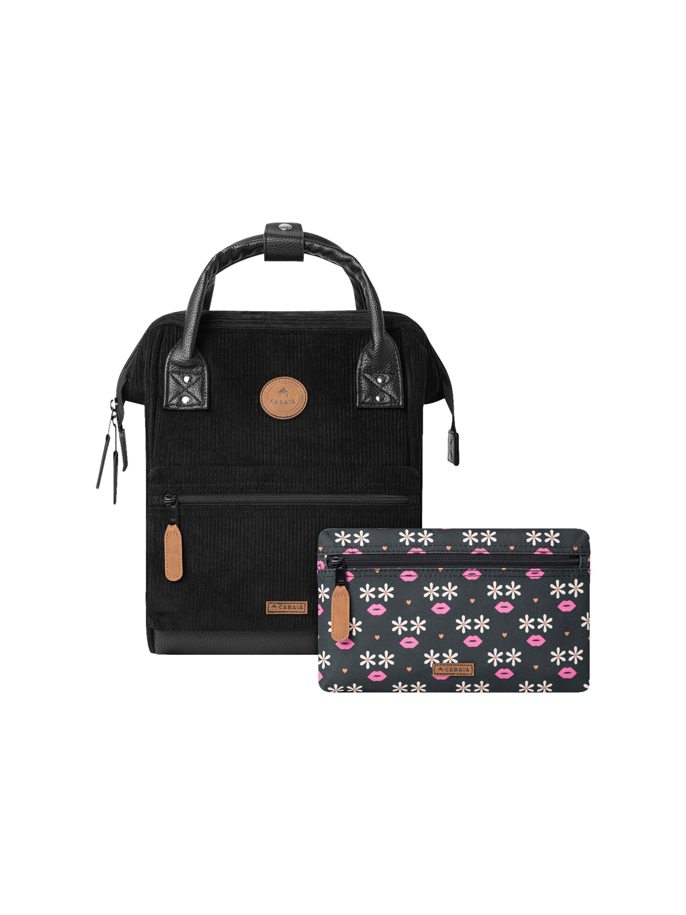 Cabaia Rucksack 'Brighton S'‌ in Schwarz: Vorderseite