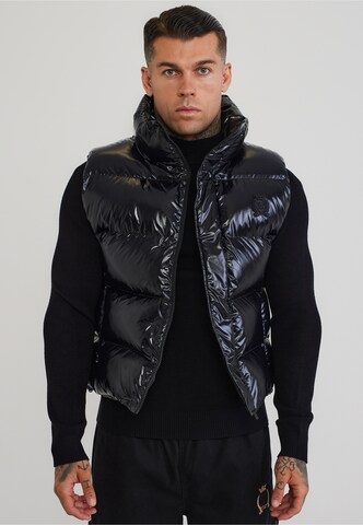 SikSilk Weste in Schwarz: Vorderseite