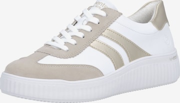 Baskets basses REMONTE en blanc : devant