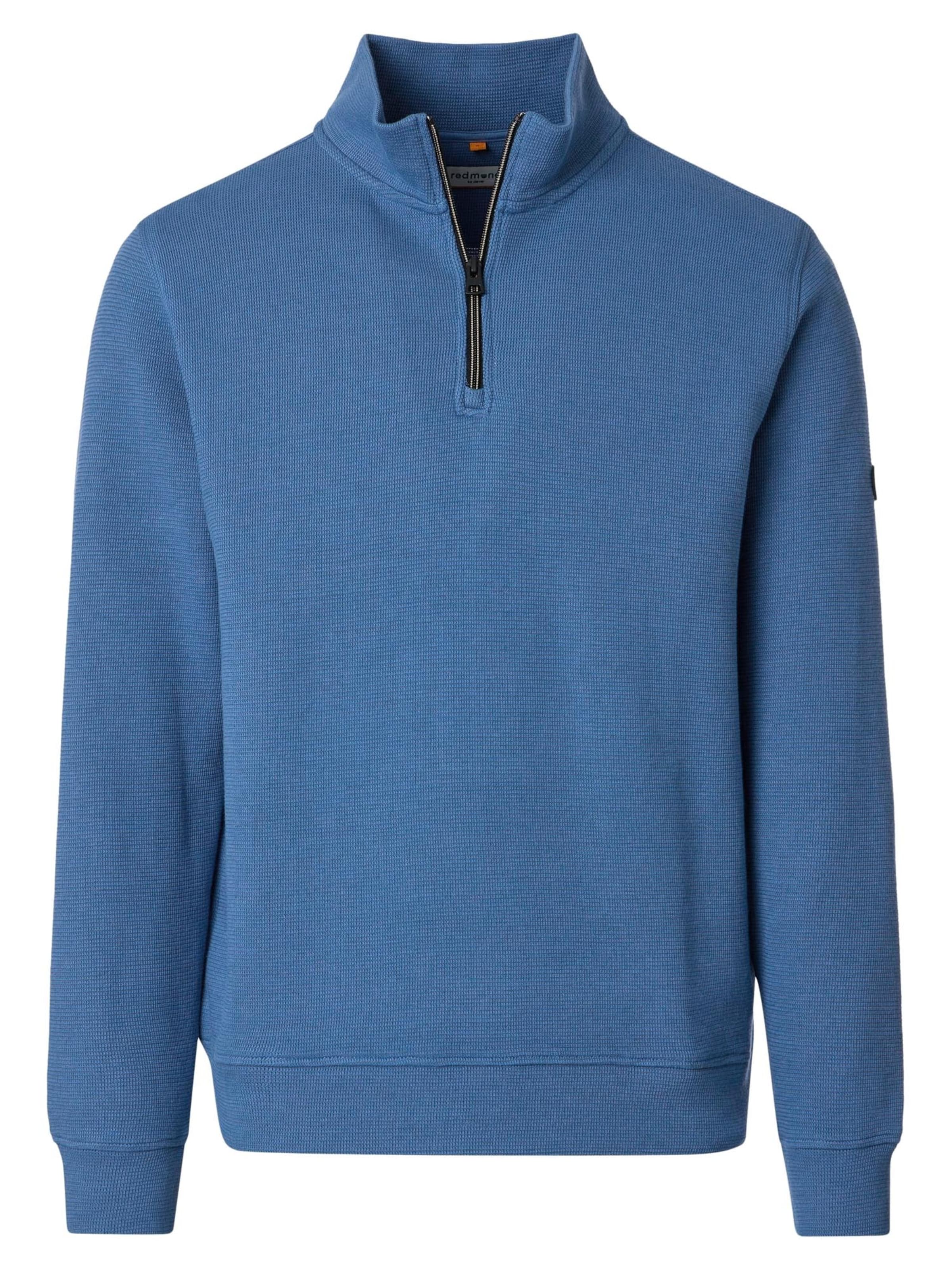 redmond Pullover 'Basic'‌‌ in Blau: Vorderseite
