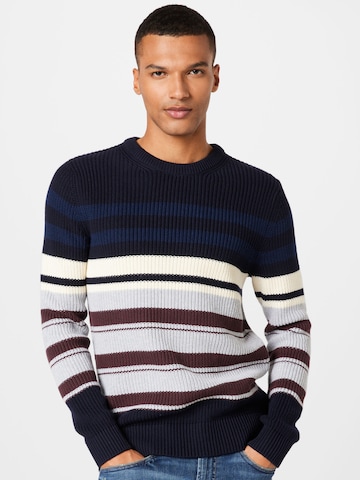 JACK & JONES Sweater in Blue: front