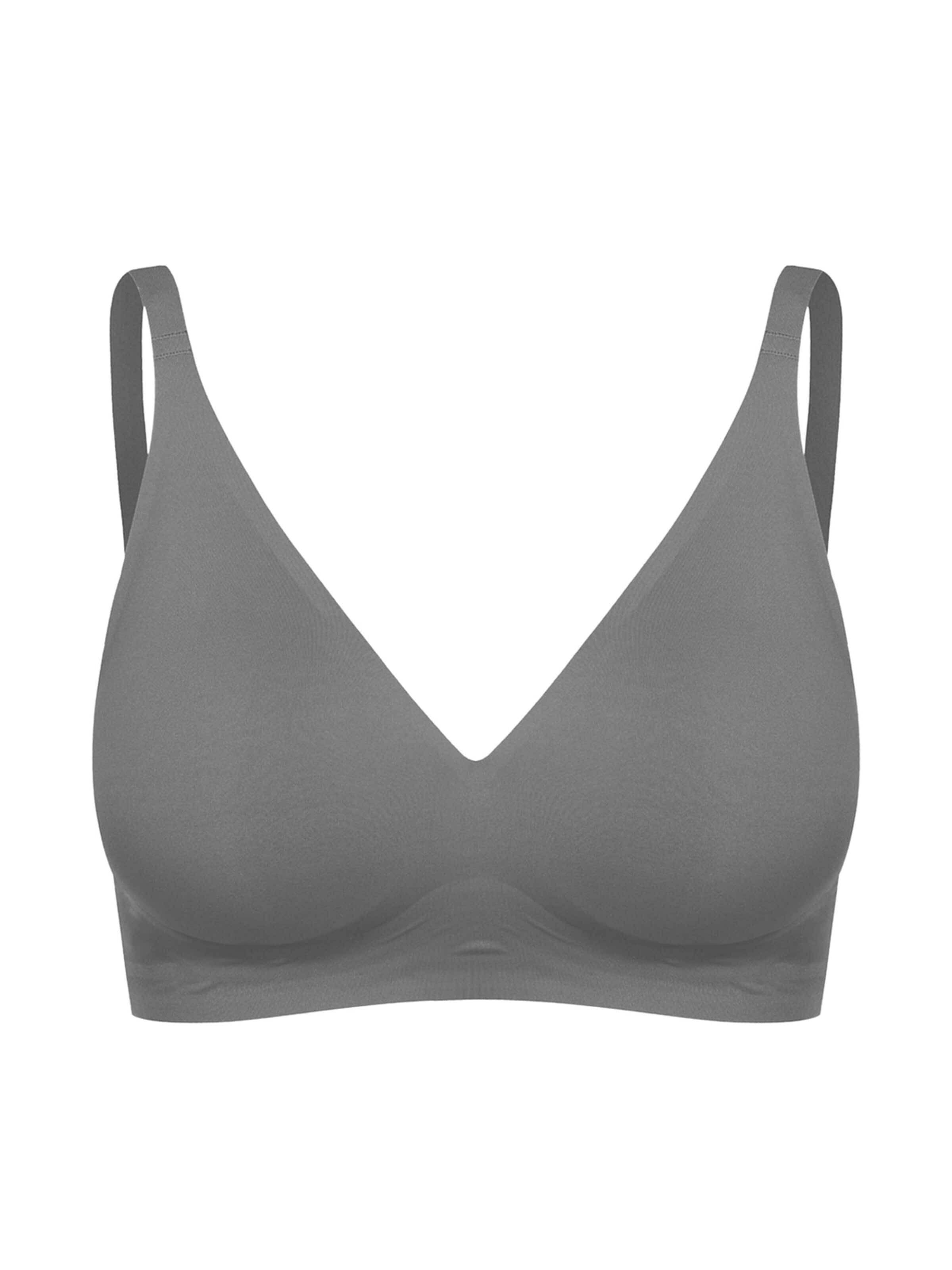 Reggiseno 'Comfort Push-Up BH' di cfab in grigio: frontale