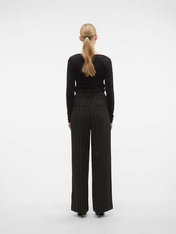 VERO MODA Loose fit Trousers 'VMWednesday' in Black