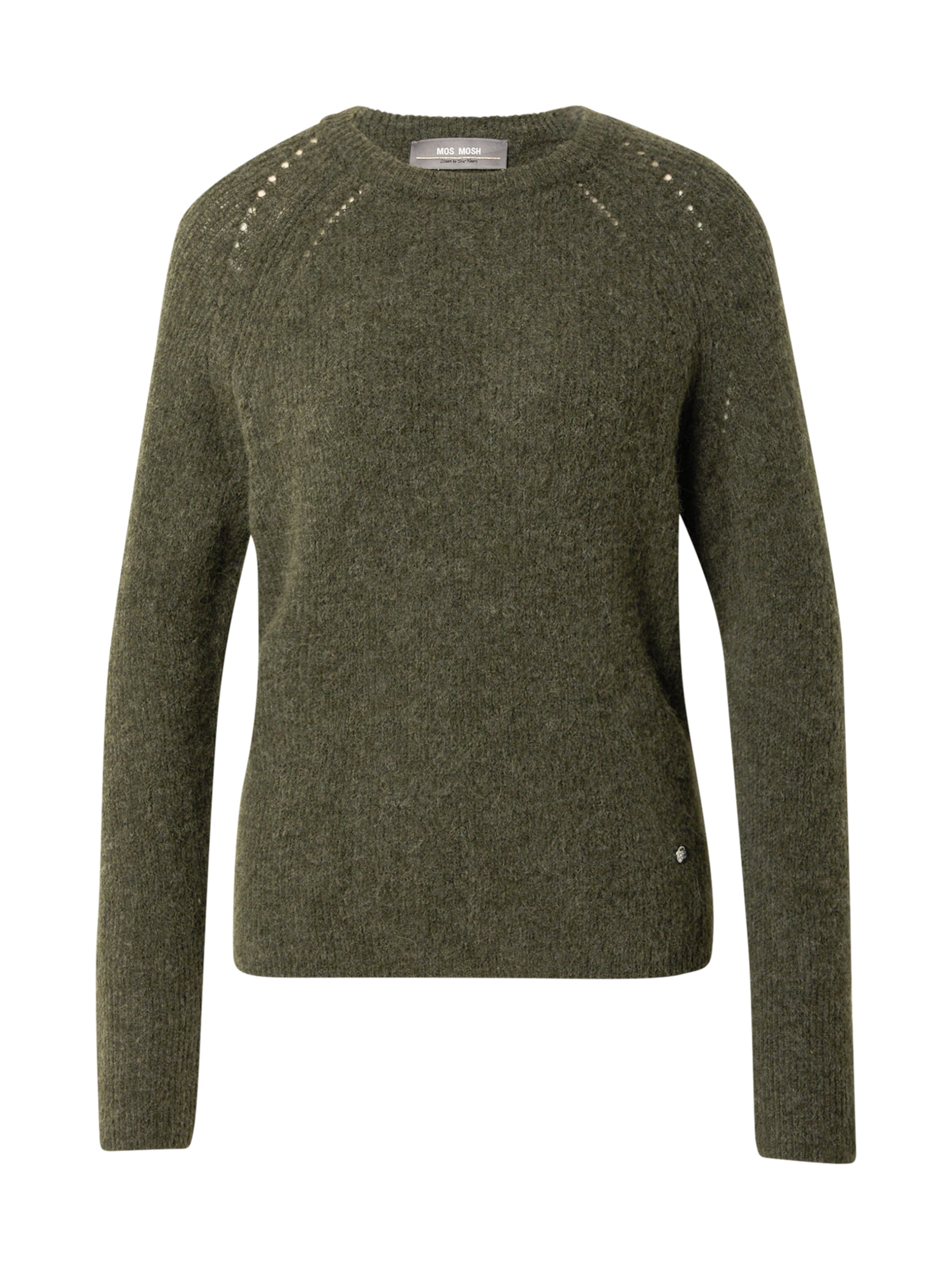 MOS MOSH Trui 'MMTammy Thora' in Groen: voorkant