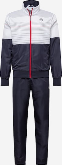 Sergio Tacchini Sportanzug in dunkelblau / rot / weiß, Produktansicht
