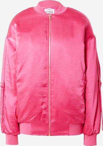 Hoermanseder x About You Between-Season Jacket 'Elaine' in Pink: front