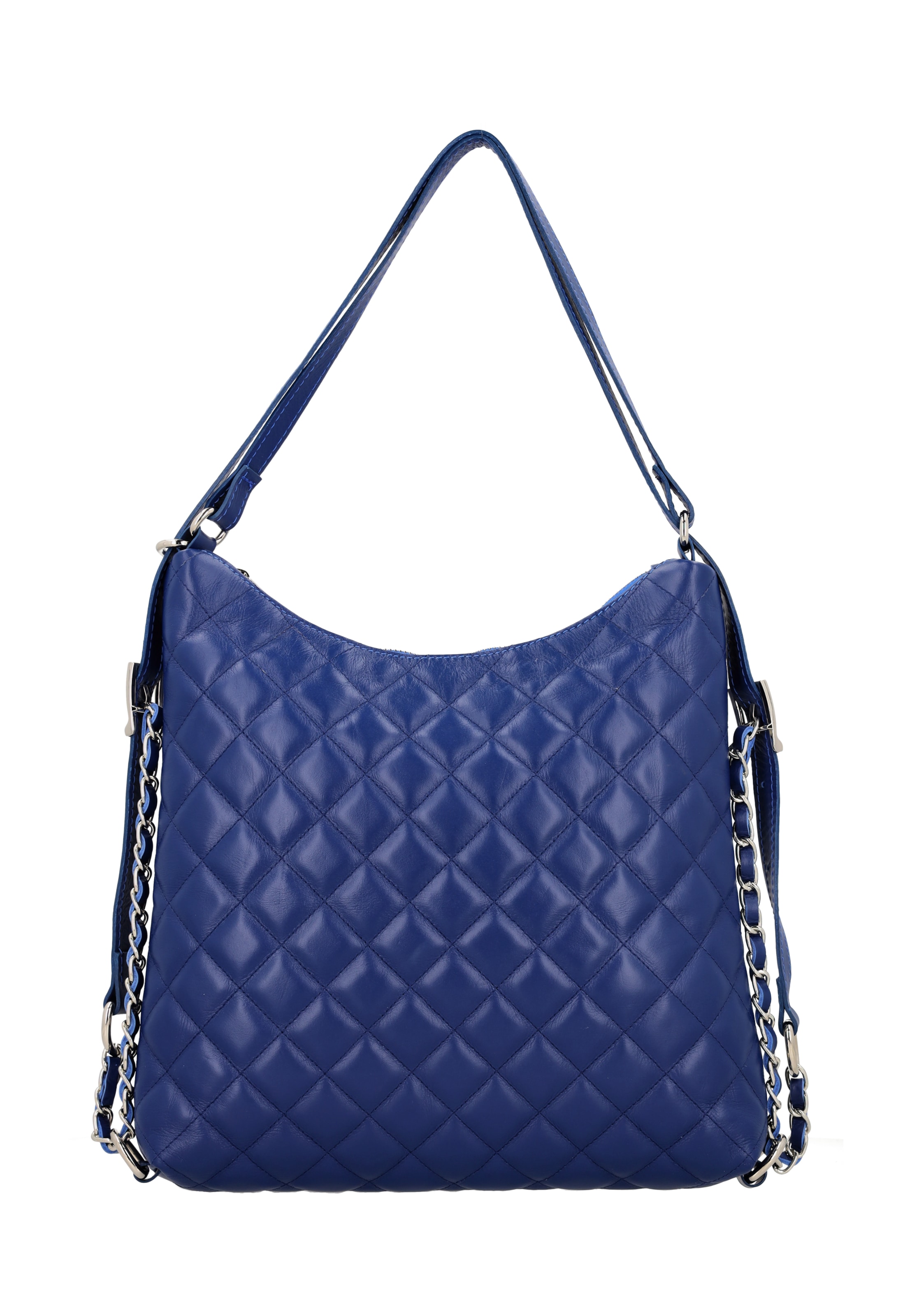 faina Schoudertas in Blauw: voorkant