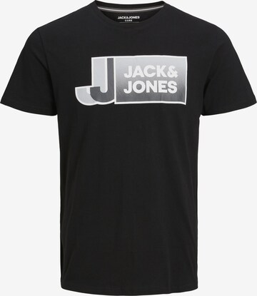 JACK & JONES Majica 'LOGAN' | modra barva: sprednja stran