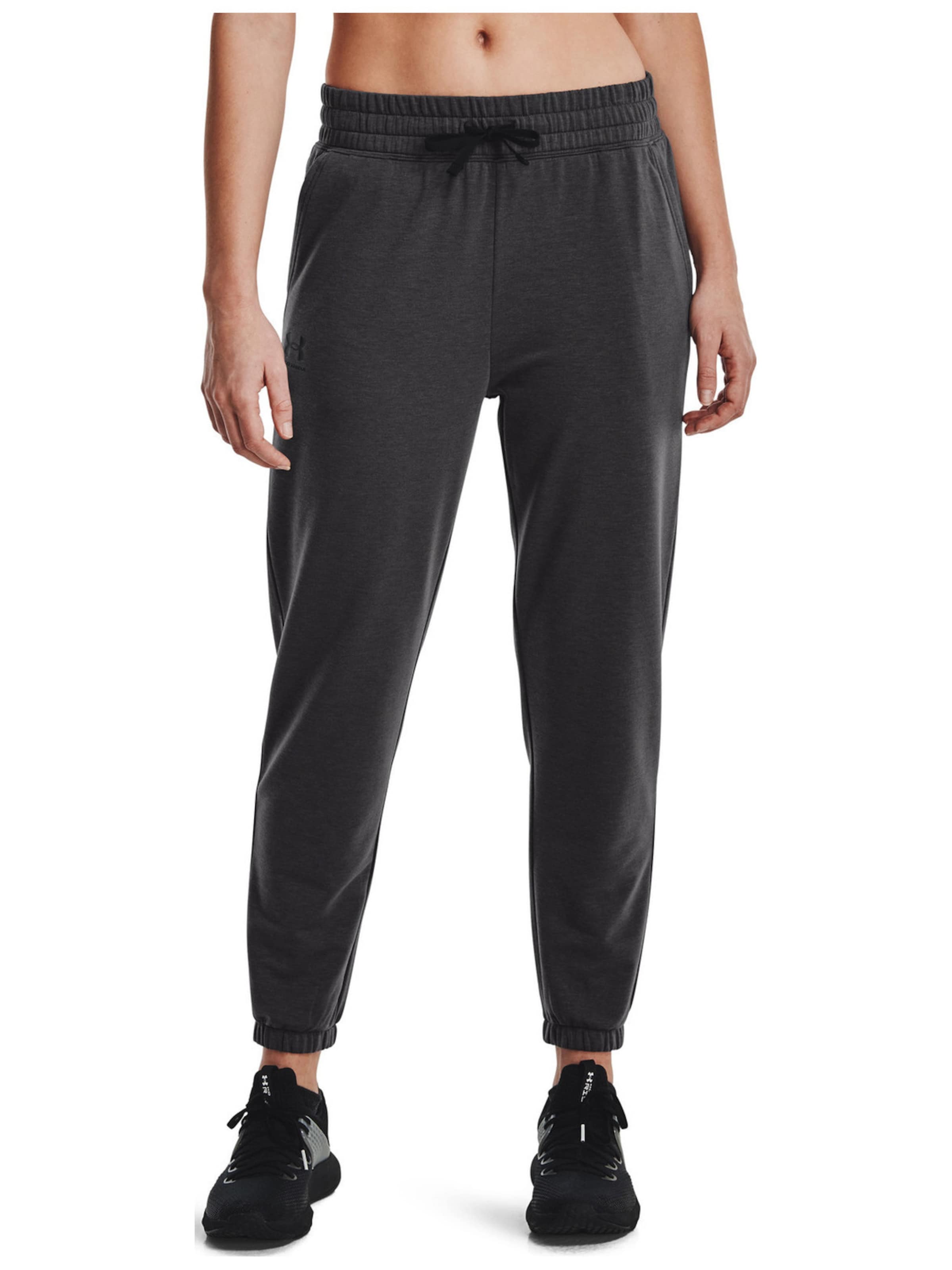 UNDER ARMOUR Regular Sports trousers 'Rival Terry' in Grey