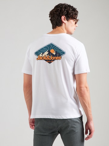 JACK & JONES Póló 'JJMINE' - fehér: elől