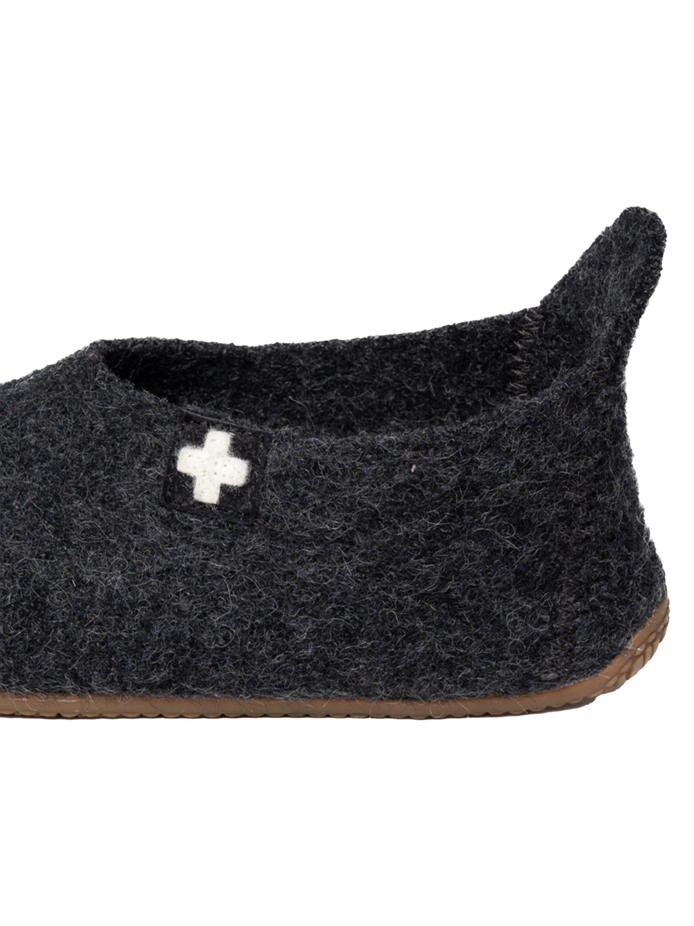 Living Kitzbühel Slipper 'Filz' in Grey