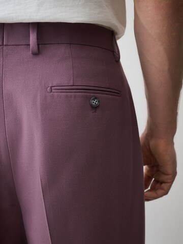 Next Loose fit Pleat-front trousers in Purple
