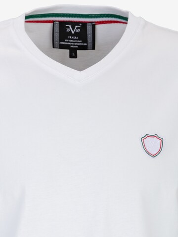 T-Shirt 'Tassilo' 19V69 ITALIA en blanc