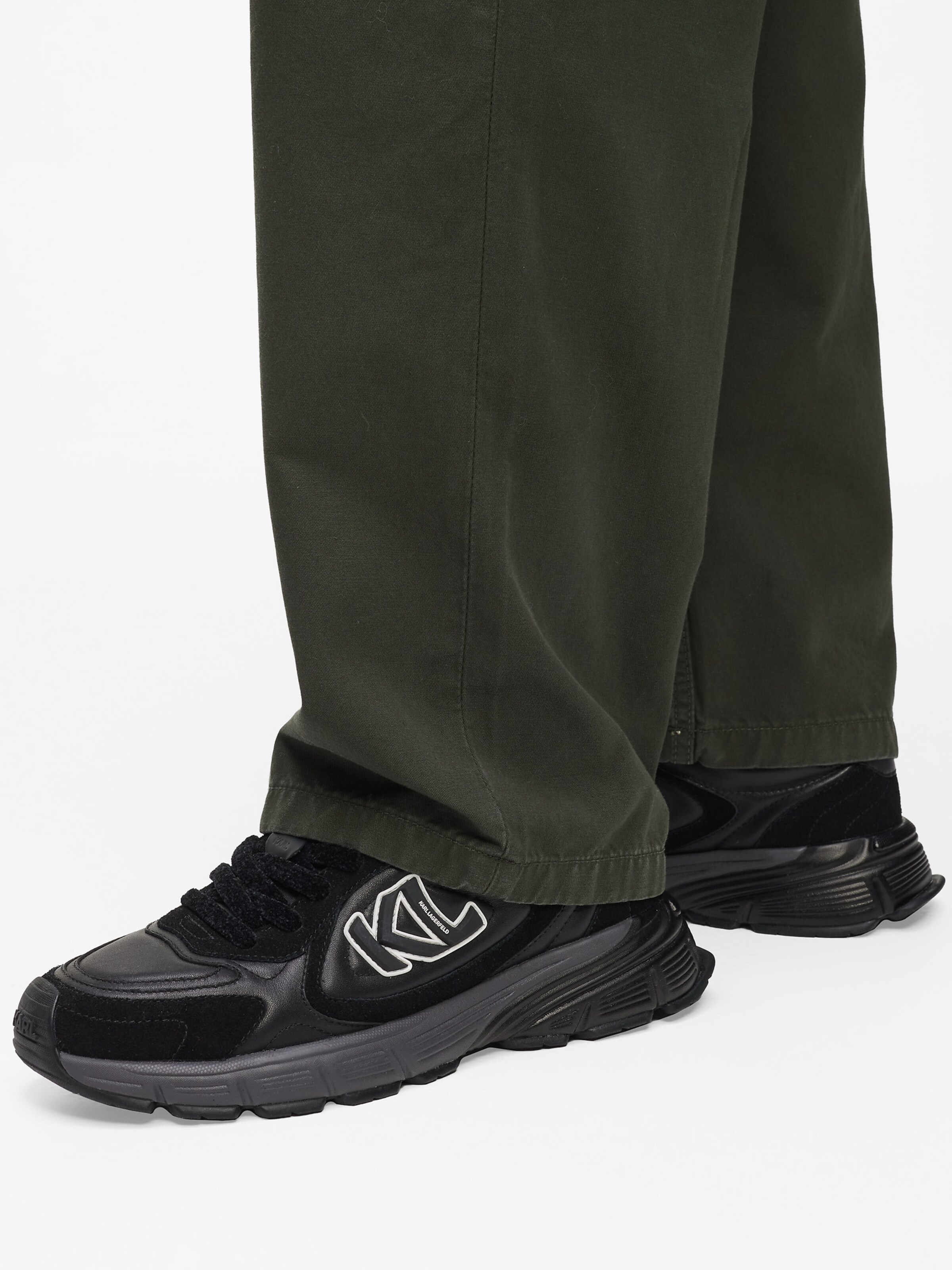 Karl Lagerfeld Trainers in Black: front