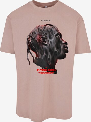 Mister Tee Shirt 'Flying High' in Pink: front