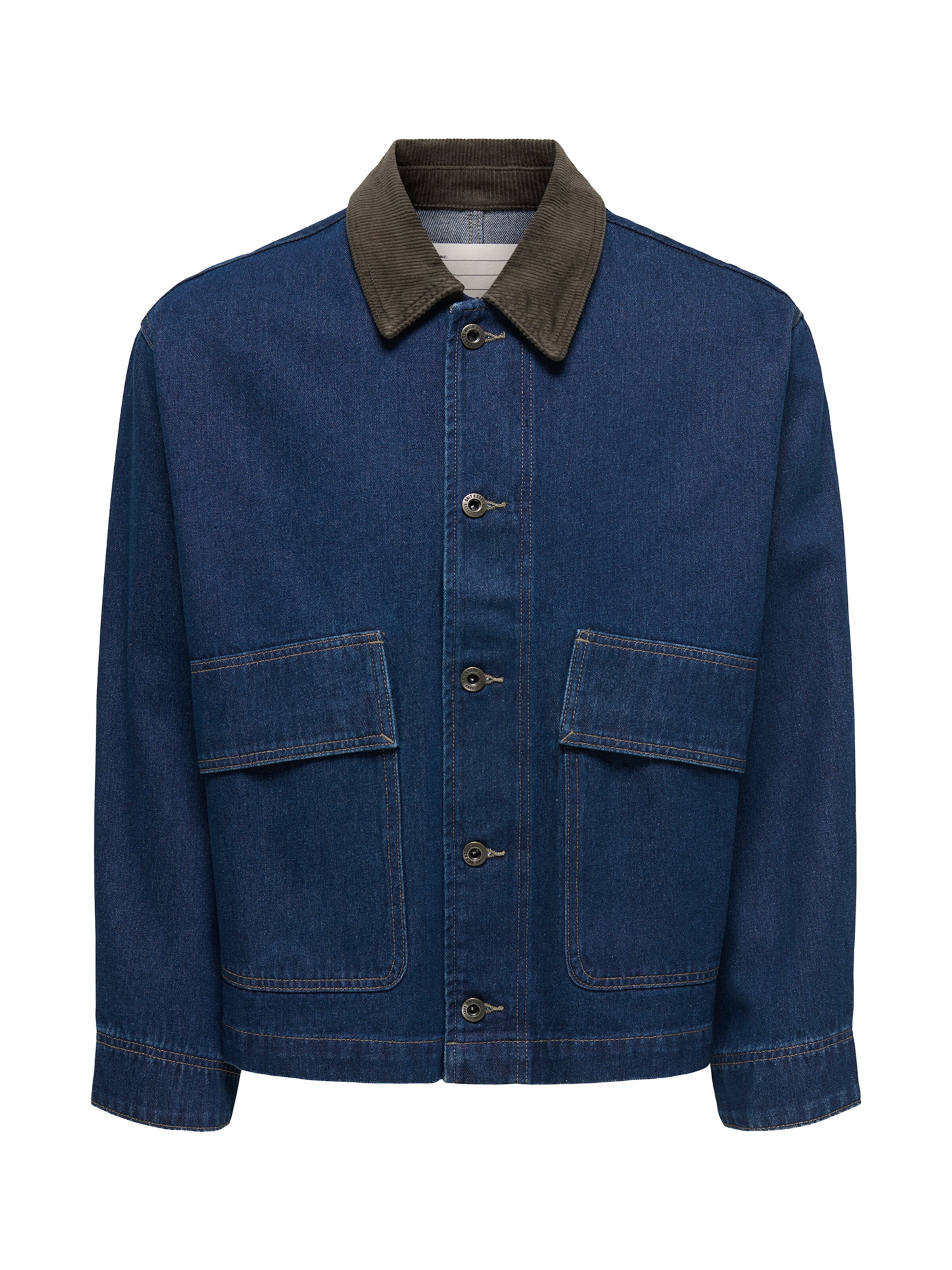 Only & Sons Демисезонная куртка 'ONSKAIZEN' в Синий: спереди