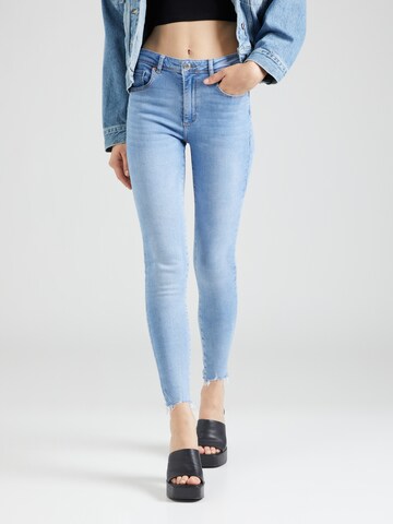 Skinny Jean Tally Weijl en bleu : devant