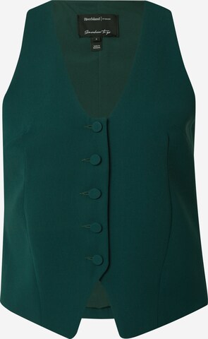 Gilet de costume River Island en vert : devant