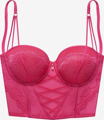 rožinė LASCANA Korsetas: priekis