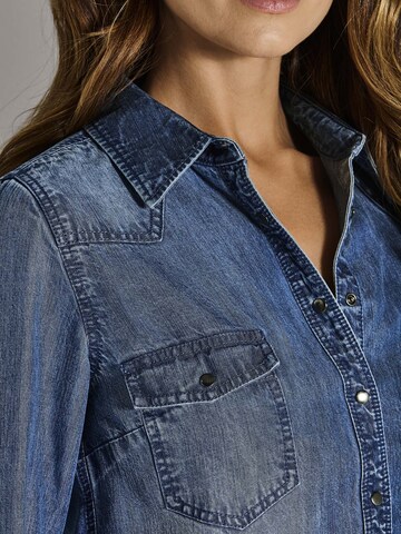 MADELEINE Blouse in Blauw