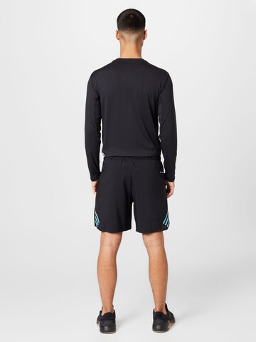 ADIDAS PERFORMANCE Regular Sportbroek 'Train Icons 3-Stripes ' in Zwart