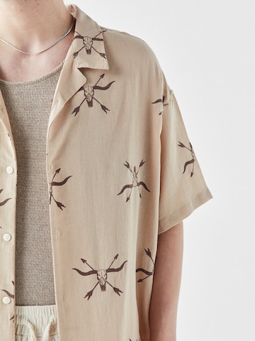 VAMOS CLO Comfort fit Overhemd in Beige